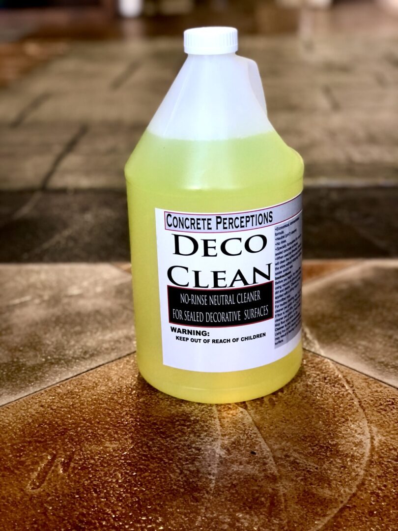 Decorative Concrete Cleaner